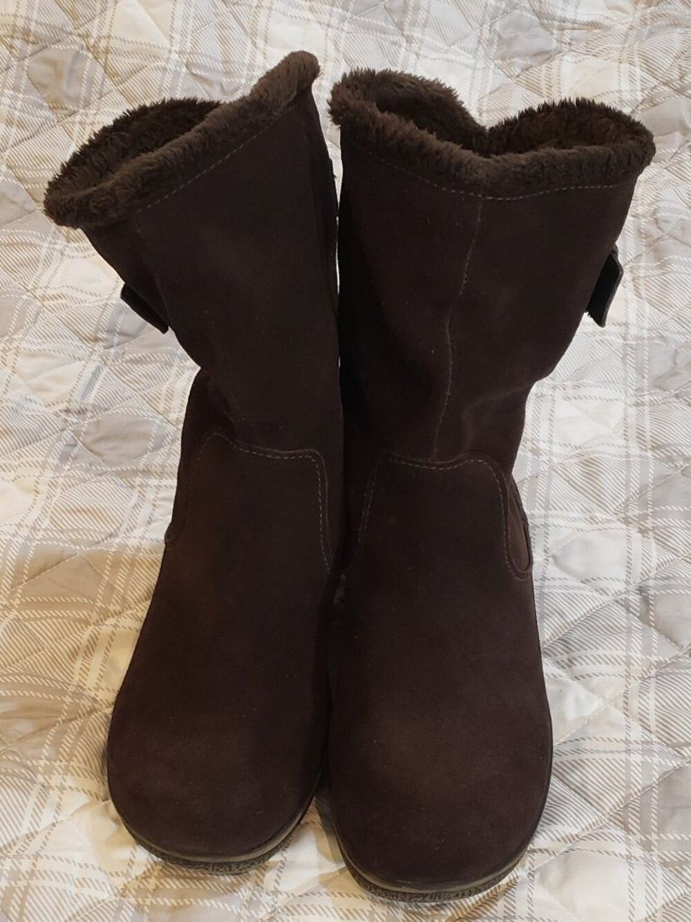 Naturalizer Women's Prema mid calf Winter boots in brown suede Size 8M